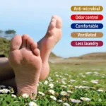 Antibacterial copper socks