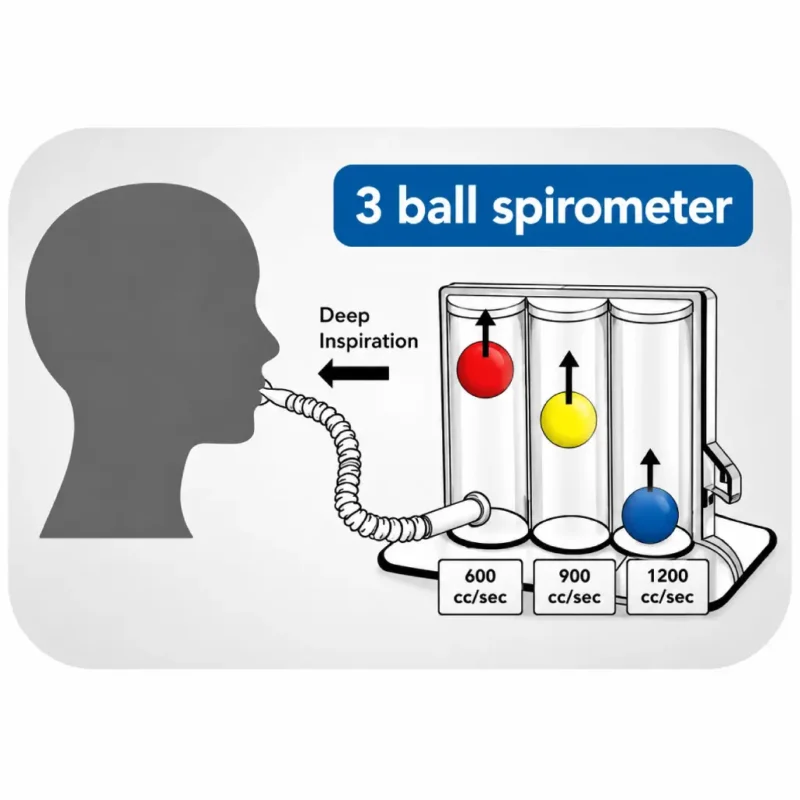 Portable lung capacity trainer