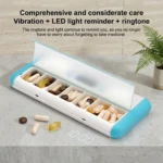 Weekly smart pill box with reminders