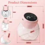USB Type-C wearable breast pump