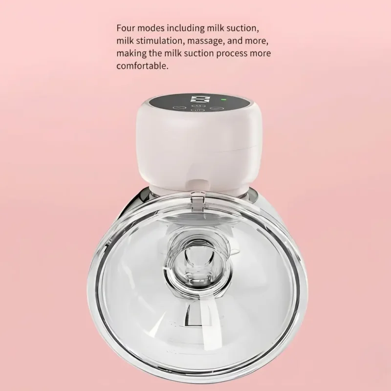 Silent rechargeable breast pump
