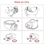 Hands-free cordless breast pump