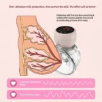 Portable wearable breastfeeding pump