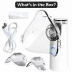 Quiet mesh nebulizer for asthma