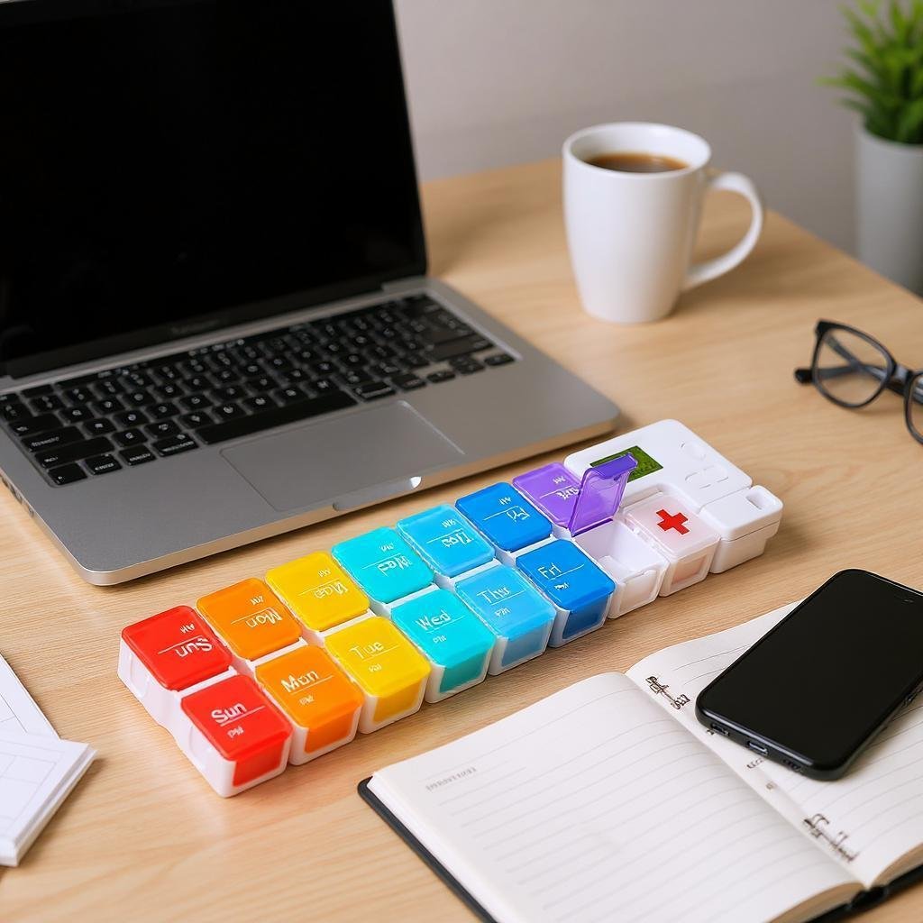 14 compartment weekly pill organizer