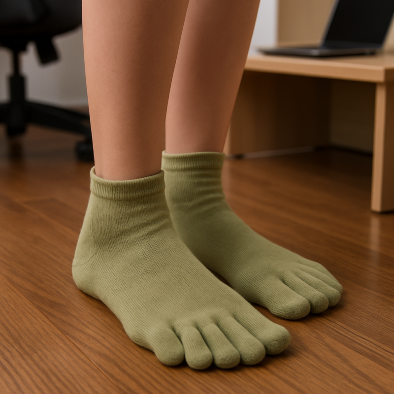 Antibacterial copper ankle socks