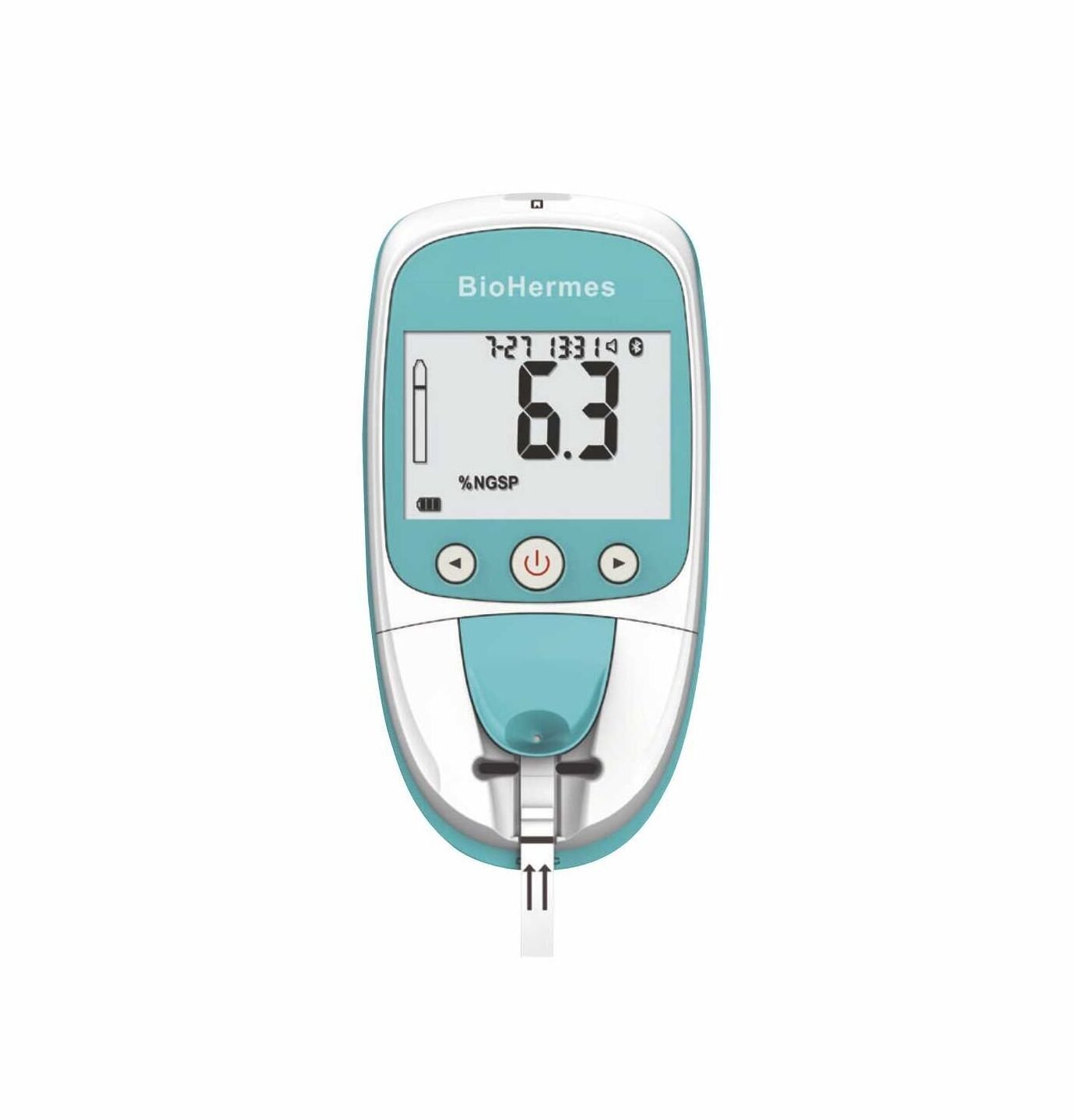 Portable diabetes HbA1c testing device