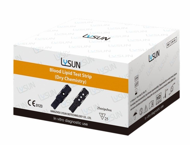 LYSUN lipid test kit 25 strips